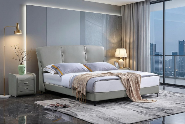 Duebelbett Schlofzëmmer Hotel Bestiet Luxus Bett 2x Nuetsschaf 3tlg Set Better Nei
