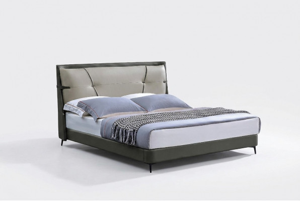 Luxus Miwwelen Better Duebelbett Schlofzëmmer Duebel Bett Beige Hotel Ariichtung