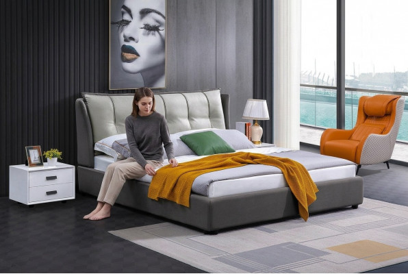Lieder Design Bett Duebel Luxus Bestiet Modern Hotel Gestell Schlof Better Zëmmer