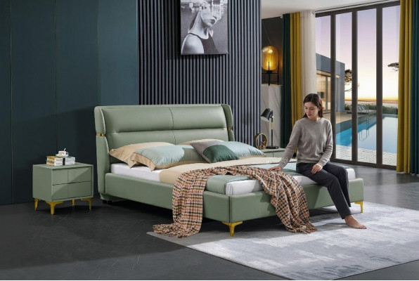 Klassescht Bett Duebelbett Better Holz Schlofkummer Italienesch Miwwelen