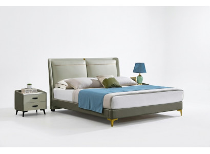 Doppelbett Luxus Miwwelen Better Schlofzëmmer Duebelt Bett Beige Hotel
