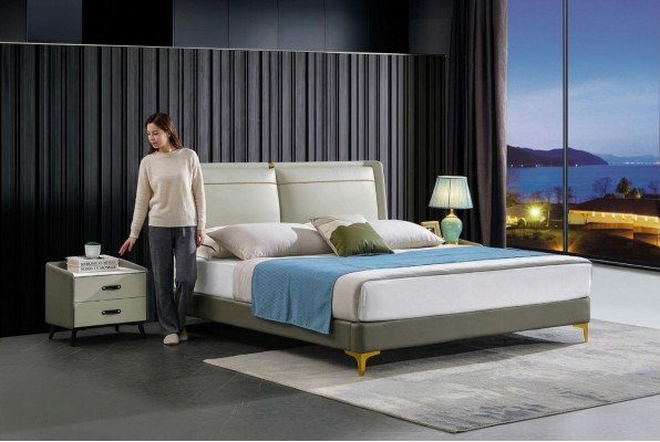 Luxus Schlofkummer Miwwelen Design Bett Polster Koppel Better Duebelbett