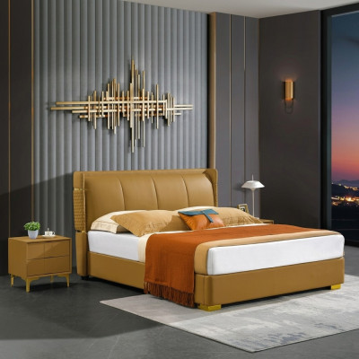 Duebelbett Orange Miwwelen Better Schlofkummer Duebel Bett Beige Hotel