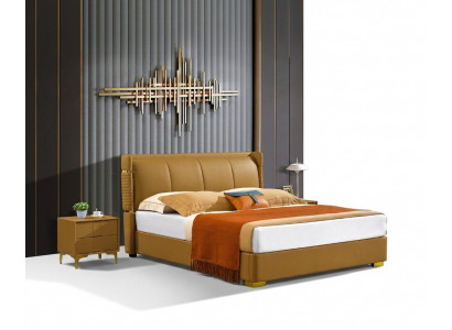 Duebelbett Orange Miwwelen Better Schlofkummer Duebel Bett Beige Hotel