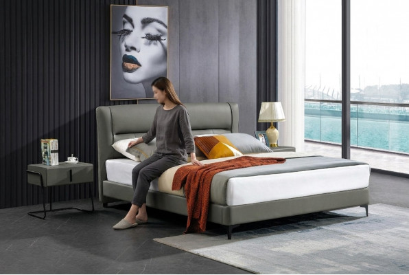 Duebelbett Liederbett Better Designer Bett Konschtlieder Polster Schlofzëmmer Nei