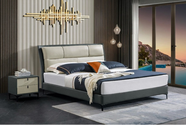 Designer Bett, Bettgestell, Hotel, Metall, Better, Duebel, Schlofzëmmer, Holz
