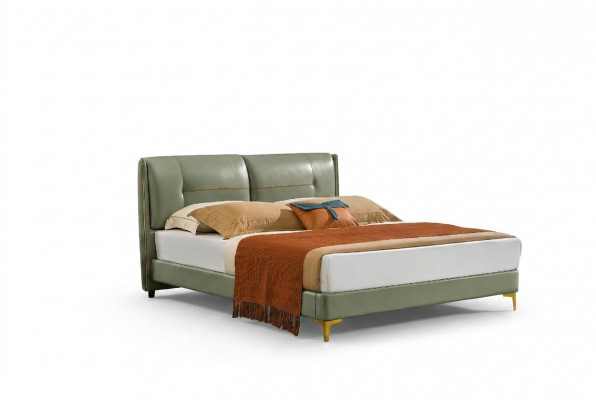 Designer Polsterbett Bett Bettsaid Stoff Holz Deko Luxus Duebelbett Eebett