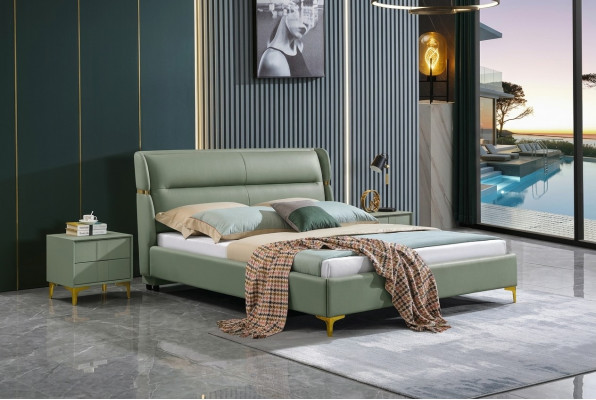 Luxus Bett Schlofkummer Miwwelen 2x Nuetsdësch Set Better Hotel Miwwelen 3 Stéck.
