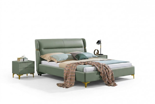 Luxus Bett Schlofkummer Miwwelen 2x Nuetsdësch Set Better Hotel Miwwelen 3 Stéck.