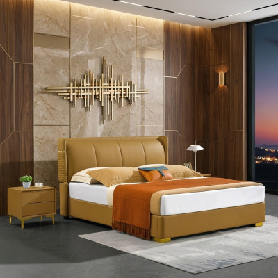 Schlofzëmmer Set Bett Nuetsdësch Design Modern Better Grupp Lieder
