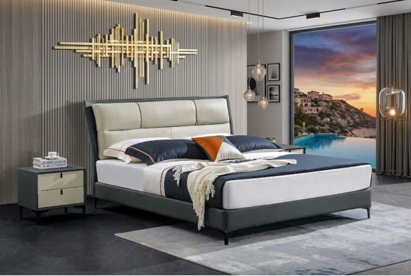 Bett Schlofkummer Sets Designer Luxus Better Komplett Set 2x Nuetsdësch