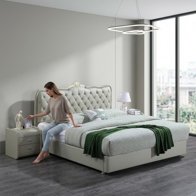 Liederbett Schlofzëmmer Komplettbett 3 Deeler Garnitur Hotel Sets Nuetsdëscher.