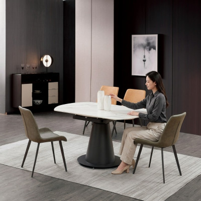 Design Iessdësch Ronnen Dësch Iesszëmmer Wunnzëmmer Dëscher 150x90