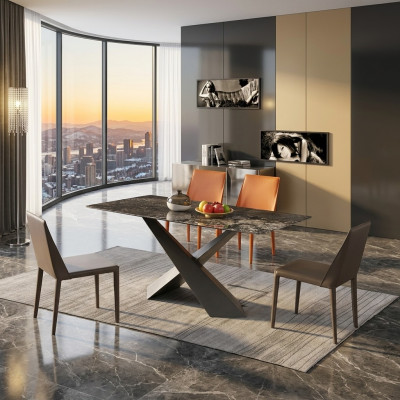 x Been Sailen Dësch Iesszëmmer Dëscher 180x90 Luxus Design Miwwelen Marmer
