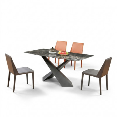 x Been Sailen Dësch Iesszëmmer Dëscher 180x90 Luxus Design Miwwelen Marmer