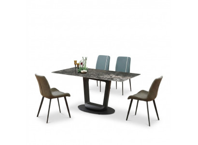 Luxus Dësch Iessdësch Dëscher Design Edelstol Miwwelen Iesszëmmer 180x90