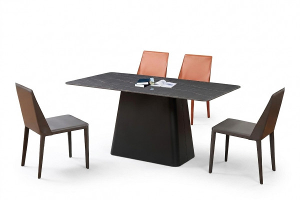 Klasseschen Dësch Iessdësch Holz Iesszëmmer Garnitur 4x Stull Set Still