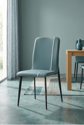 Stull Läinen Design Textil Polster Still Wunnzuëmmer Iesszëmmer Nei 1x Läinstull