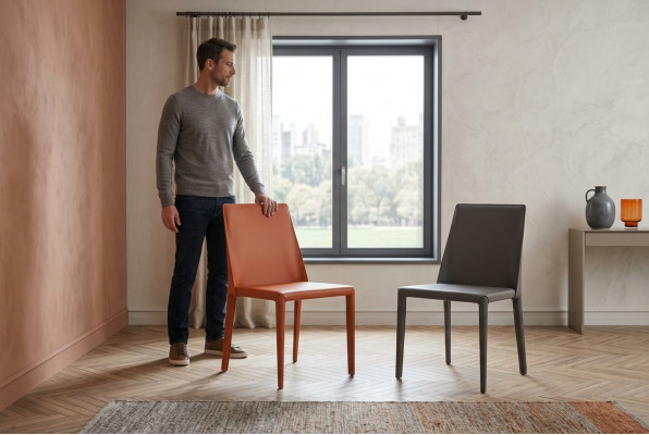 Design Stull Luxus Lehnstull Polster Still 1x Fotell Wunn Iess Zëmmer Miwwelen Nei