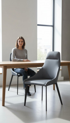 Stull Iesszëmmer Polster Still Fauteuil Fernsehsalon Textil Sëtz 1x Lehnstull !