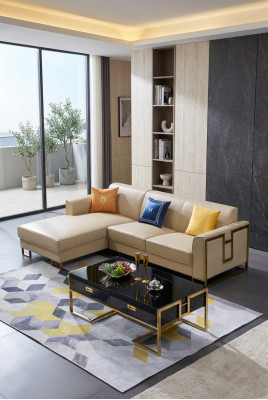 Luxus Design Eck Sofa Couch Polstersëtz Lieder Garnitur Wunnlandschaft Italien