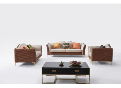 Sofasëtzt 3+2+1 Sëtzplazen Klassesch Wunnlandschaft Sofa Dekor Couchen Nei