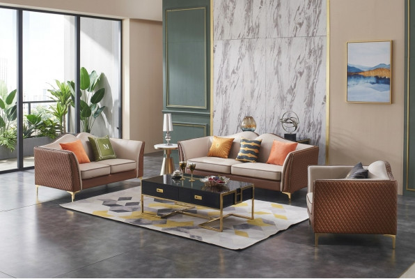 Sofasaz 3+2 Sëtzer Klassesch Garnituren Sofas Lieder Couchen Polster