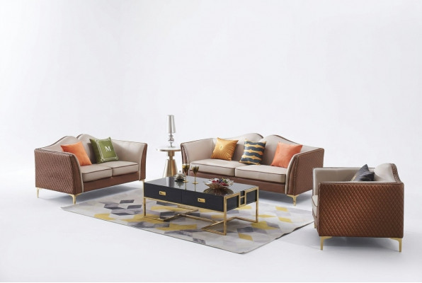 Sofasaz 3+2 Sëtzer Klassesch Garnituren Sofas Lieder Couchen Polster