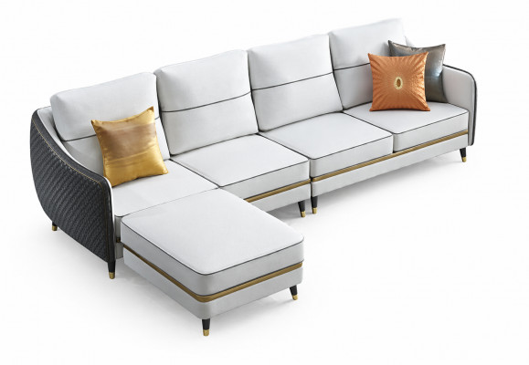 Wunnlandschaft Ecksofa L Form Deko Sessell Set Garnitur Modern Sofa Lieder