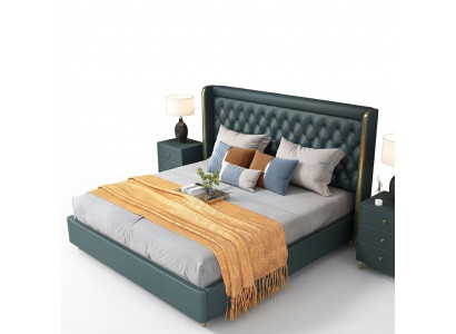 Schlofzimmer Bett Nuetsdëscher 3 Stéck Set Design Deko Luxus Better Lieder