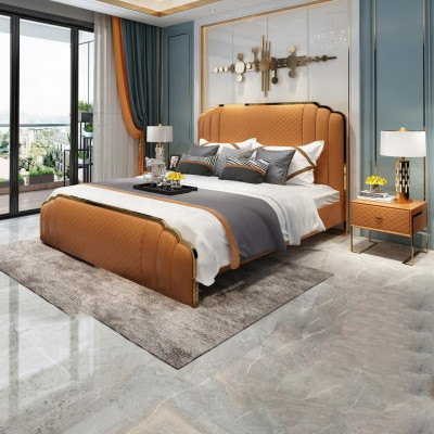Design-Liederbett Schlofkummer 3-tlg. Set 2x Nuetsdësch Better Luxus Miwwelen