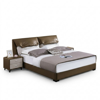 Klassesch 3-deelt Schlofkummer Set Klassesch Bett + Nuetsdësch Duebelbett Nei