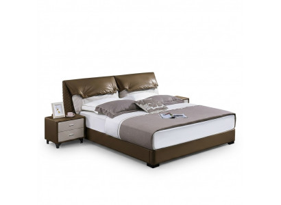 Klassesch 3-deelt Schlofkummer Set Klassesch Bett + Nuetsdësch Duebelbett Nei