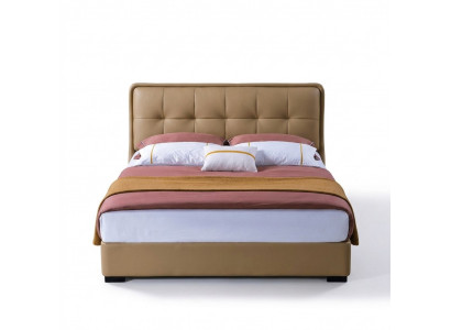 Design-Schlofzëmmer 3tlg. Bett 2x Nuetsdësch Klassesch Luxus Bétteset Miwwelen