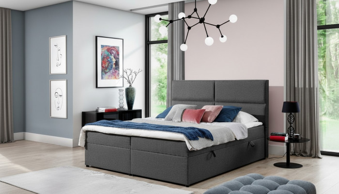 Designerbett Chesterfield Textil Hotel Betten Duebel Schlofzëmmer Luxus 180x200