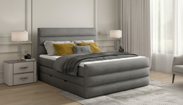 Luxus Boxspring-Bett Design Better Hotel Ariichtung Duebelbett 140/160/180x200