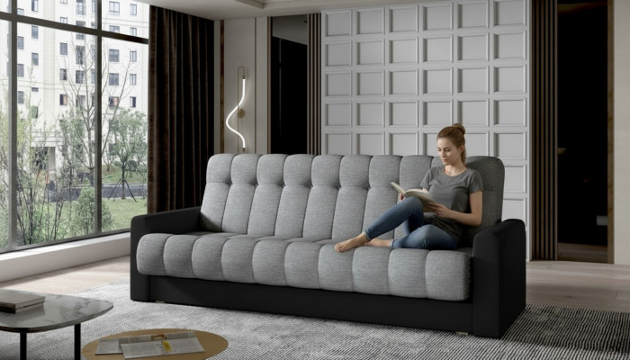 Sofa Drësëtz Couch Klassesch Nei Polster 3 Sëtz Textil Couchen Ledersofa