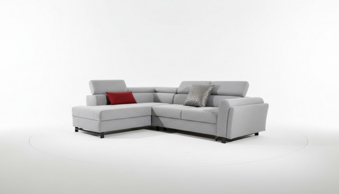 Wunnlandschaft Ecksofa L Form Fotell Set Garnitur Modern Sofa Textil Sëtzeck.