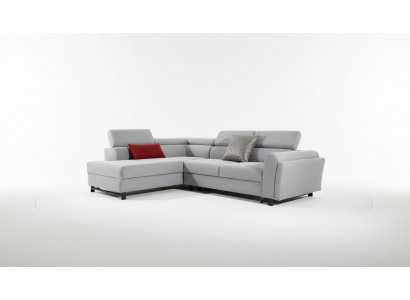 Wunnlandschaft Ecksofa L Form Fotell Set Garnitur Modern Sofa Textil Sëtzeck.