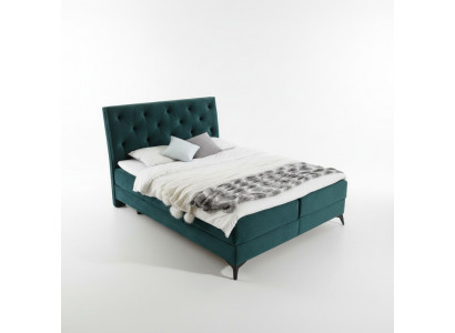 Luxus Boxspringbett Stoff Hotel Grün Better Schlofzëmmer Miwwelen Design Samett Nei