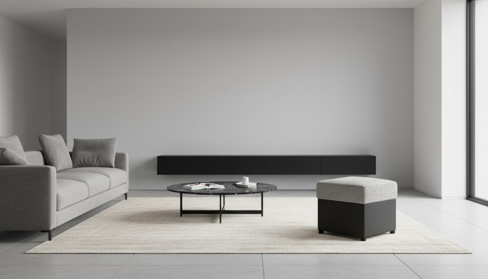 Polsterdesign Hocker Design Fousshocker Ottomane Sëtz Textil Chaise Lounge