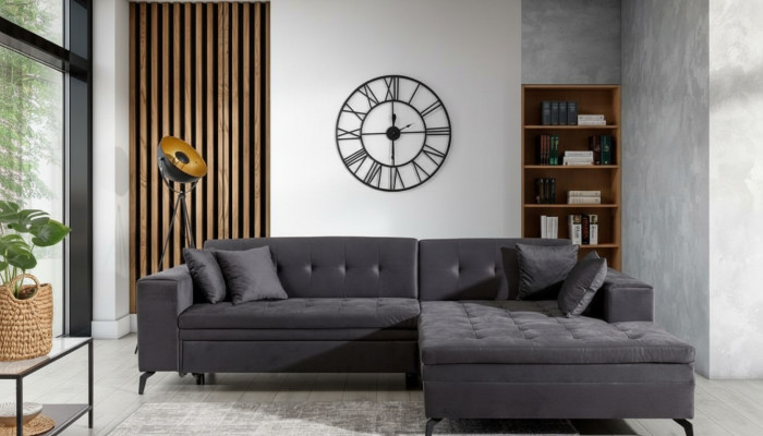 Design Wunnlandschaft L Form Ecksofa Couch Polster Textil Garnitur Sofa Ecke Nei