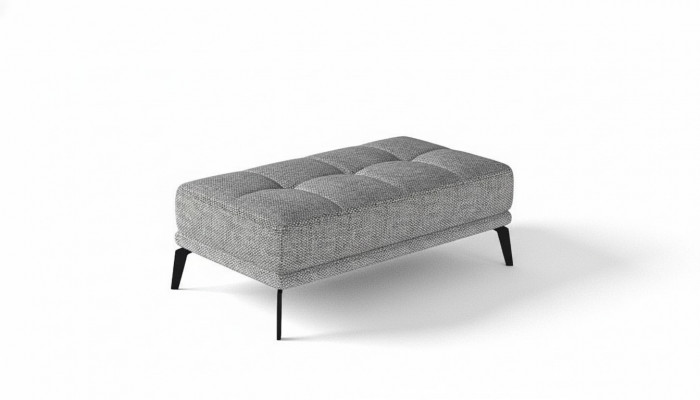 Lounge Foussocker Hocker XXL Club Ottoman Pufa Lieder Textil Ottoman Designer Nei