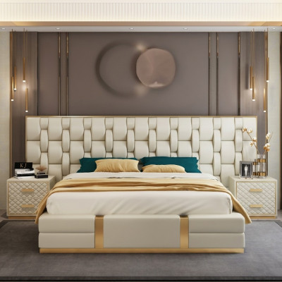 Edelstol Luxusbett Metall Lieder Better Hotel Chesterfield 180x200