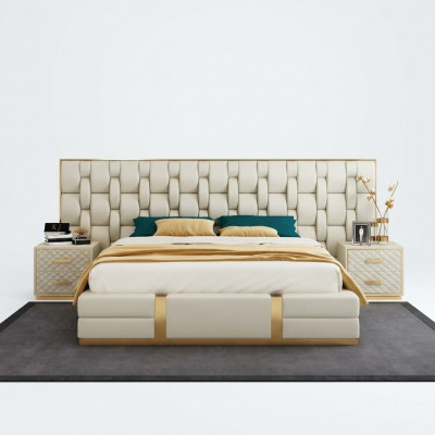 Edelstol Luxusbett Metall Lieder Better Hotel Chesterfield 180x200
