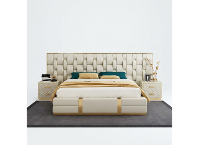 Edelstol Luxusbett Metall Lieder Better Hotel Chesterfield 180x200