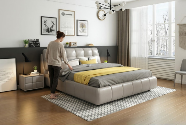 Bett Better Duebelbett Schlofzëmmer Bestietnes Këssen Bett Duebelbetter 180x200cm Nei
