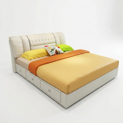 Luxus Schlofkummer Bett Polster Duebel Better 180x200 Miwwelen Designer Ariichtung