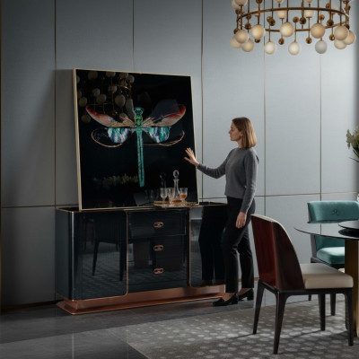 Kommode Sideboard Design Miwwelen Holz Kommoden Anrichte Massivholz Side.