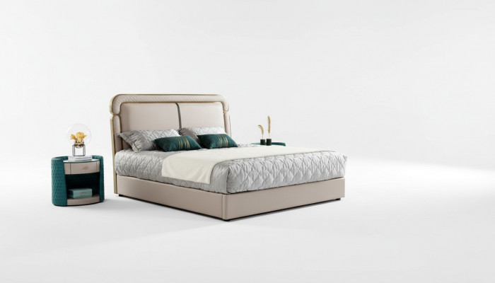 Schlofset Konsolendësch Hocker Nuetsdësch Bett Schlofkummerméibel